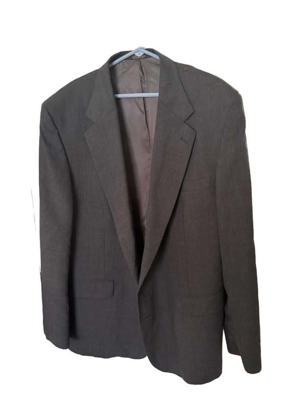 Anthony Richards Men's Gray Two-Button Sport Coat Blazer
